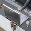image:imageVEVOR Drop in Ice Chest 20 L x 16 W x 13 H Stainless Steel Ice Cooler Commercial Ice Bin with Hinged Cover 40 qt Outdoor Kitchen Ice Bar DrainPipe and Drain Plug Included for Cold Wine Beer20L x 16W x 13H Inch