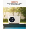 image:imageVEVOR Electric Pool Heat Pump 35830 BTU Fits 660513209 Gallon Above amp InGround Pools Low Noise Heating amp Cooling EnergySaving Water Heater AC208230V 60Hz51200 BTU
