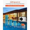 image:imageVEVOR Electric Pool Heat Pump 35830 BTU Fits 660513209 Gallon Above amp InGround Pools Low Noise Heating amp Cooling EnergySaving Water Heater AC208230V 60Hz22250 BTU