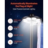 image:imageVEVOR Flag Pole 20ft Heavy Duty Telescopic Flagpole Kit with Mounting Base for Vehicles Extra Thick Outdoor Aluminum Flagpole Kit with 3x5 American Flag for Sedans Pickups RVs Food Trucks BlackBlack25ft Solar LightTelescopic
