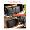 image:imageVEVOR Folding Portable Bar Table 2 pcs 386 x 152 x 343 in with Carry Bag Storage Shelf Detachable Skirt Quick and Easy Setup Foldable Mobile Bartending Station for Events Party Tradeshow2
