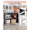 image:imageVEVOR Folding Portable Bar Table 386 x 152 x 343 in with Carry Bag Storage Shelf and Detachable Skirt Quick and Easy Setup Foldable Mobile Bartending Station for Events Party Tradeshow386 Length