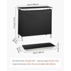 image:imageVEVOR Folding Portable Bar Table 386 x 152 x 343 in with Carry Bag Storage Shelf and Detachable Skirt Quick and Easy Setup Foldable Mobile Bartending Station for Events Party Tradeshow386 Length