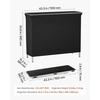 image:imageVEVOR Folding Portable Bar Table 433 x 154 x 346 in with Carry Bag Storage Shelf and Detachable Skirt Quick and Easy Setup Foldable Mobile Bartending Station for Events Party Tradeshow433 Length