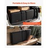 image:imageVEVOR Folding Portable Bar Table 433 x 154 x 346 in with Carry Bag Storage Shelf and Detachable Skirt Quick and Easy Setup Foldable Mobile Bartending Station for Events Party Tradeshow433 Length