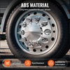 image:imageVEVOR Front Axle Wheel Covers Spiked Axle Cover for Semi Truck ABS Electroplate RustResistant Lug Nut Covers Universal Fit Installation Tool Included Complete Axle Cover Combo KitSpiked