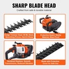 image:imageVEVOR Gas Hedge Trimmer 2 Cycle with Extension Pole 157inch 26cc Gas Powered Pole Hedge Trimmer with Dual Sided Dual Action Blade Great for Trimming Shrubs Bushes wEPA CE and EMC Certification26 cc