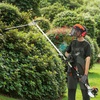 image:imageVEVOR Gas Hedge Trimmer 2 Cycle with Extension Pole 157inch 26cc Gas Powered Pole Hedge Trimmer with Dual Sided Dual Action Blade Great for Trimming Shrubs Bushes wEPA CE and EMC Certification43cc