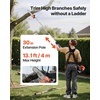 image:imageVEVOR Gas Hedge Trimmer 2 Cycle with Extension Pole 157inch 26cc Gas Powered Pole Hedge Trimmer with Dual Sided Dual Action Blade Great for Trimming Shrubs Bushes wEPA CE and EMC Certification26 cc1