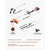 image:imageVEVOR Gas Hedge Trimmer 2 Cycle with Extension Pole 157inch 26cc Gas Powered Pole Hedge Trimmer with Dual Sided Dual Action Blade Great for Trimming Shrubs Bushes wEPA CE and EMC Certification26cc