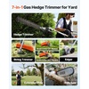 image:imageVEVOR Gas Hedge Trimmer 2 Cycle with Extension Pole 157inch 26cc Gas Powered Pole Hedge Trimmer with Dual Sided Dual Action Blade Great for Trimming Shrubs Bushes wEPA CE and EMC Certification26 cc1