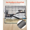 image:imageVEVOR Hamster Cage 360Viewing Transparent Hamster Habitats Small Animal Cage 295 x 173 x 24 in Ventilated Pet Mouse Cages with Water Bottle Portable Hamster House for Rats Guinea Pigs295L x 173W x 240H