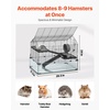 image:imageVEVOR Hamster Cage 360Viewing Transparent Hamster Habitats Small Animal Cage 295 x 173 x 24 in Ventilated Pet Mouse Cages with Water Bottle Portable Hamster House for Rats Guinea Pigs295L x 173W x 240H