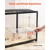 image:imageVEVOR Hamster Cage 360Viewing Transparent Hamster Habitats Small Animal Cage 295 x 173 x 24 in Ventilated Pet Mouse Cages with Water Bottle Portable Hamster House for Rats Guinea Pigs378L x 185W x 217H