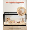 image:imageVEVOR Hamster Cage 360Viewing Transparent Hamster Habitats Small Animal Cage 295 x 173 x 24 in Ventilated Pet Mouse Cages with Water Bottle Portable Hamster House for Rats Guinea Pigs378L x 185W x 217H