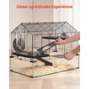 image:imageVEVOR Hamster Cage 360Viewing Transparent Hamster Habitats Small Animal Cage 295 x 173 x 24 in Ventilated Pet Mouse Cages with Water Bottle Portable Hamster House for Rats Guinea Pigs295L x 173W x 240H