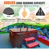 image:imageVEVOR Hot Tub Handrail 360 Rotatable Spa Side Handrail with 4863 Adjustable Height RustProof Aluminum Spa Hot Tub Hand Rail with SlideUnder Mount Base for Indoor amp Outdoor 600LBS Capacity63 Inch
