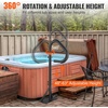 image:imageVEVOR Hot Tub Handrail 360 Rotatable Spa Side Handrail with 4863 Adjustable Height RustProof Aluminum Spa Hot Tub Hand Rail with SlideUnder Mount Base for Indoor amp Outdoor 600LBS Capacity63 Inch