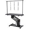 image:imageVEVOR Hydraulic Pet Grooming Table 400LBS Static Load Capacity 425 x 24 Inch Dog Grooming Station with AntiSlip Tabletop and Dual Height Adjustable Arms with Clamps for Medium and Small Dogs