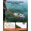 image:imageVEVOR Lake Weed Roller 141 ft Stainless Steel Lake amp Pond Weed Removal Tool Muck Razer Aquatic amp Sludge Tiller Rid Roots and Muck Buildup 6 Preassembled Stainless Steel Blades 4 Aluminum Handles20ft