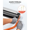 image:imageVEVOR Lake Weed Roller 141 ft Stainless Steel Lake amp Pond Weed Removal Tool Muck Razer Aquatic amp Sludge Tiller Rid Roots and Muck Buildup 6 Preassembled Stainless Steel Blades 4 Aluminum Handles14ft