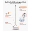 image:imageVEVOR Lake Weed Roller 141 ft Stainless Steel Lake amp Pond Weed Removal Tool Muck Razer Aquatic amp Sludge Tiller Rid Roots and Muck Buildup 6 Preassembled Stainless Steel Blades 4 Aluminum Handles12ft