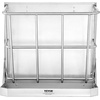 image:imageVEVOR Livestock Feeder 185 Gallons Large Capacity HeavyDuty Steel Goat Hay Rack 244 Long Wall Mounted Horse Hay Holder Multiple Sided Feeding Rack for Sheep Farm Livestock Indoor OutdoorWallMounted