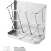 image:imageVEVOR Livestock Feeder 185 Gallons Large Capacity HeavyDuty Steel Goat Hay Rack 244 Long Wall Mounted Horse Hay Holder Multiple Sided Feeding Rack for Sheep Farm Livestock Indoor OutdoorWallMounted
