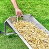 image:imageVEVOR Livestock Hay Feeder 2 in 1 Grain amp Hay Feeder 80Gallon Capacity 579 Long Goat Pasture Feeding with Deeper Feeding Pan Heavy Duty Steel Grain Holder for Sheep Sheds Farms Horse Barns1 Count Pack of 1