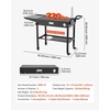image:imageVEVOR Outdoor Grill Cart 310 x 170 inch Tabletop Size Grilling Table Foldable Outdoor Cooking Table with Tissue Holder Wheels Magnetic Tool Rack BBQ Prep Tables for Picnic Kitchen CourtyardBlack