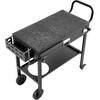 image:imageVEVOR Outdoor Grill Cart 310 x 170 inch Tabletop Size Grilling Table Foldable Outdoor Cooking Table with Tissue Holder Wheels Magnetic Tool Rack BBQ Prep Tables for Picnic Kitchen CourtyardBlack
