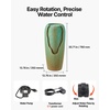 image:imageVEVOR Outdoor Water Fountain 3071 in Height Fountain and Waterfall 1Tier Floor Standing Glazed Jar Style Fountains with LED Light and Pump for Outdoor Indoor Garden Home Patio amp Yard Green
