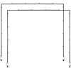 image:imageVEVOR Over The Table Rod Stand with Clamps 1342 Tall amp 2898 Length Adjustable 2 Packs Table Arch Stand Tabletop Balloon Arch Frame for Wedding Birthday Party Christmas Decorations BlackBlack