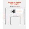 image:imageVEVOR Over The Table Rod Stand with Clamps 1342 Tall amp 2898 Length Adjustable 2 Packs Table Arch Stand Tabletop Balloon Arch Frame for Wedding Birthday Party Christmas Decorations BlackBlack