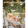 image:imageVEVOR Over The Table Rod Stand with Clamps 1342 Tall amp 2898 Length Adjustable 2 Packs Table Arch Stand Tabletop Balloon Arch Frame for Wedding Birthday Party Christmas Decorations BlackGold With Decorations