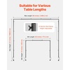image:imageVEVOR Over The Table Rod Stand with Clamps 1342 Tall amp 2898 Length Adjustable 2 Packs Table Arch Stand Tabletop Balloon Arch Frame for Wedding Birthday Party Christmas Decorations BlackBlack