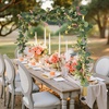 image:imageVEVOR Over The Table Rod Stand with Clamps 1342 Tall amp 2898 Length Adjustable 2 Packs Table Arch Stand Tabletop Balloon Arch Frame for Wedding Birthday Party Christmas Decorations BlackGold With Decorations