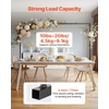 image:imageVEVOR Over The Table Rod Stand with Clamps 1342 Tall amp 2898 Length Adjustable 2 Packs Table Arch Stand Tabletop Balloon Arch Frame for Wedding Birthday Party Christmas Decorations BlackBlack