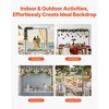 image:imageVEVOR Over The Table Rod Stand with Clamps 1342 Tall amp 2898 Length Adjustable 2 Packs Table Arch Stand Tabletop Balloon Arch Frame for Wedding Birthday Party Christmas Decorations BlackBlack