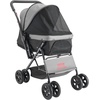 image:imageVEVOR Pet Stroller 35 lbs Weight Capacity Foldable Dog Cart 3 Wheels Cats Carts with Mesh Windows and Cup Holders Portable Pet Carrier Stroller with Brake for Small to Medium Pets4 wheels  For Pets up to 40 Pound