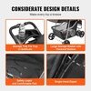 image:imageVEVOR Pet Stroller 35 lbs Weight Capacity Foldable Dog Cart 3 Wheels Cats Carts with Mesh Windows and Cup Holders Portable Pet Carrier Stroller with Brake for Small to Medium Pets3 wheels  for Pets up to 35 Pound