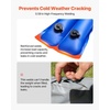 image:imageVEVOR Pool Cover Water Bags 5 Packs 10 Ft Double Chamber Pool Cover Water Tubes 04mm Thick PVC Bags Weights with Leakproof Screw Cap for Inground SwimmingPool Covers Winter Closing BlueBlue