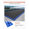 image:imageVEVOR Pool Cover Water Bags 5 Packs 10 Ft Double Chamber Pool Cover Water Tubes 04mm Thick PVC Bags Weights with Leakproof Screw Cap for Inground SwimmingPool Covers Winter Closing BlueBlue