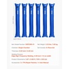 image:imageVEVOR Pool Cover Water Bags 5 Packs 10 Ft Double Chamber Pool Cover Water Tubes 04mm Thick PVC Bags Weights with Leakproof Screw Cap for Inground SwimmingPool Covers Winter Closing BlueBlue