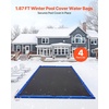 image:imageVEVOR Pool Cover Water Bags 5 Packs 10 Ft Double Chamber Pool Cover Water Tubes 04mm Thick PVC Bags Weights with Leakproof Screw Cap for Inground SwimmingPool Covers Winter Closing BlueBlue