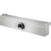 image:imageVEVOR Pool Fountain Stainless Steel Pool Waterfall 118 x 45 x 31W x D x H with LED Strip Light Waterfall Spillway with Pipe Connector Rectangular Garden Outdoor
