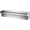 image:imageVEVOR Pool Fountain Stainless Steel Pool Waterfall 118 x 45 x 31W x D x H with LED Strip Light Waterfall Spillway with Pipe Connector Rectangular Garden Outdoor