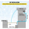 image:imageVEVOR Pool Fountain Stainless Steel Pool Waterfall Spillway with Pipe Connector Rectangular Garden Outdoor 11812in