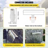 image:imageVEVOR Pool Fountain Stainless Steel Pool Waterfall Spillway with Pipe Connector Rectangular Garden Outdoor 11812in