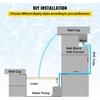 image:imageVEVOR Pool Fountain Stainless Steel Pool Waterfall Spillway with Pipe Connector Rectangular Garden Outdoor 11859in